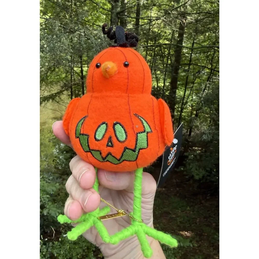 Target Halloween Featherly Friends Bird Hyde & Eek Flicker Pumpkin Bird New!